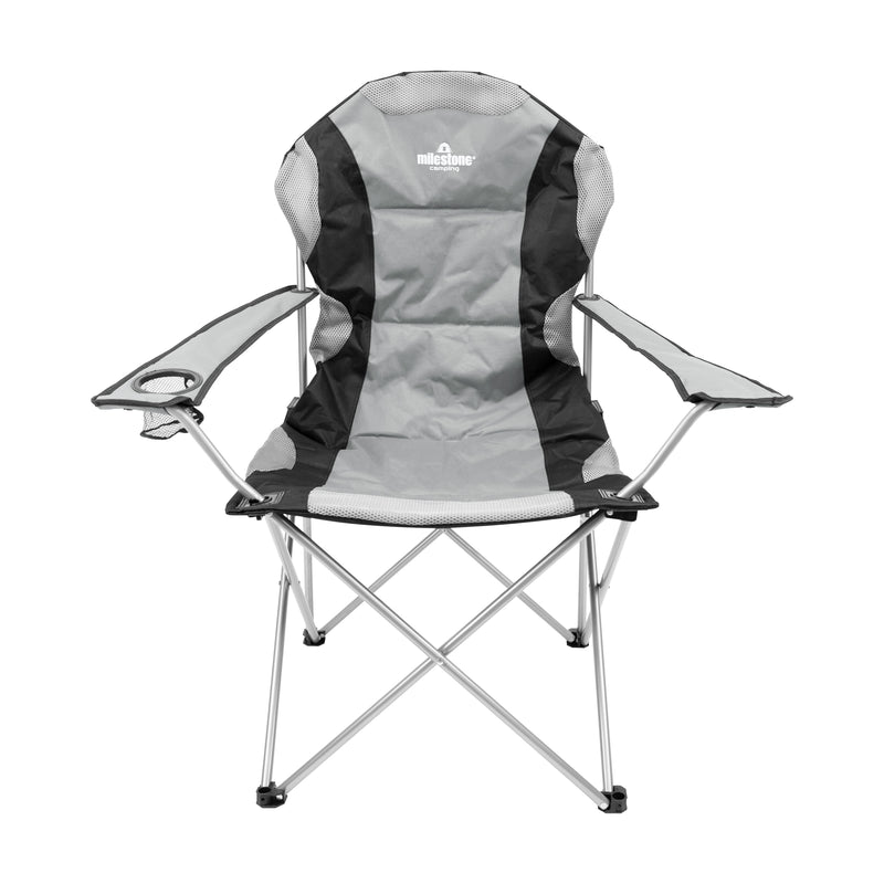 Load image into Gallery viewer, Deluxe Folding Chair With Cup Holder
