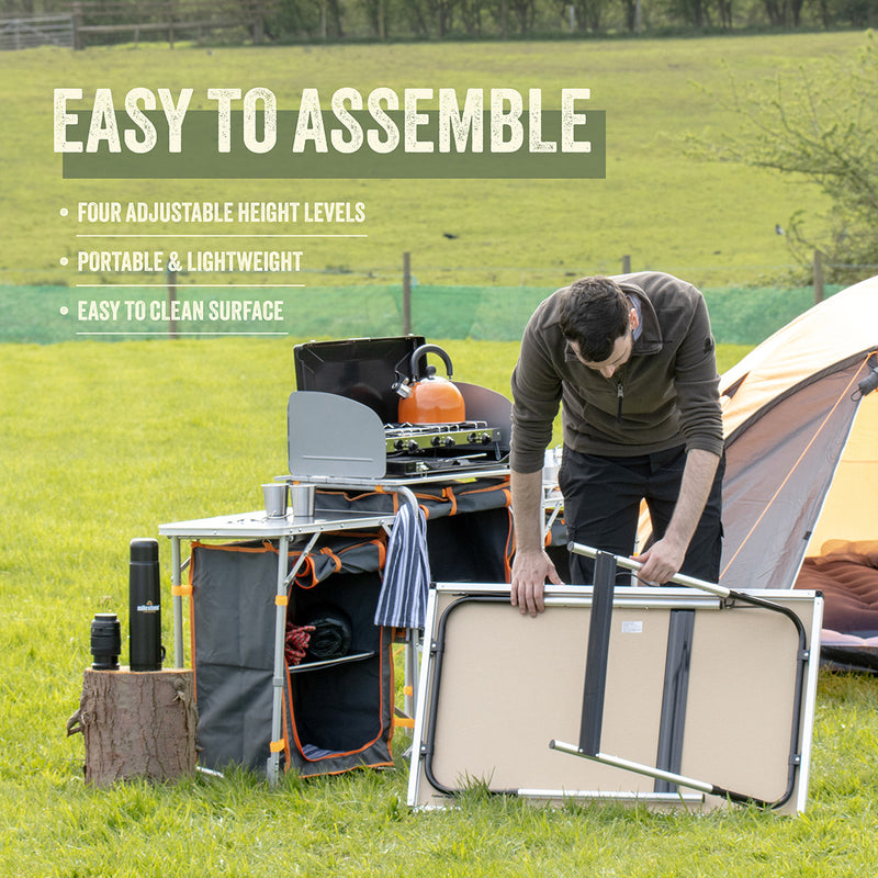 Load image into Gallery viewer, Folding Aluminium Camping Table
