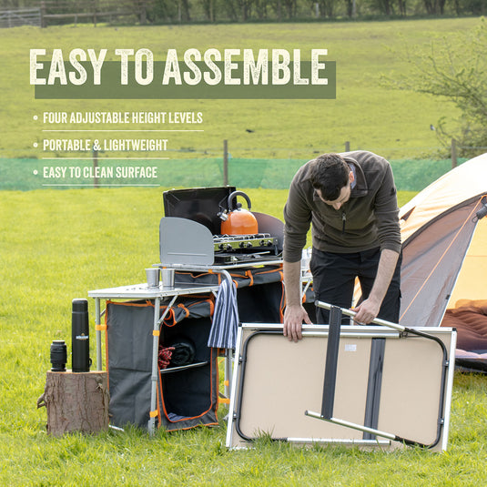 Folding Aluminium Camping Table