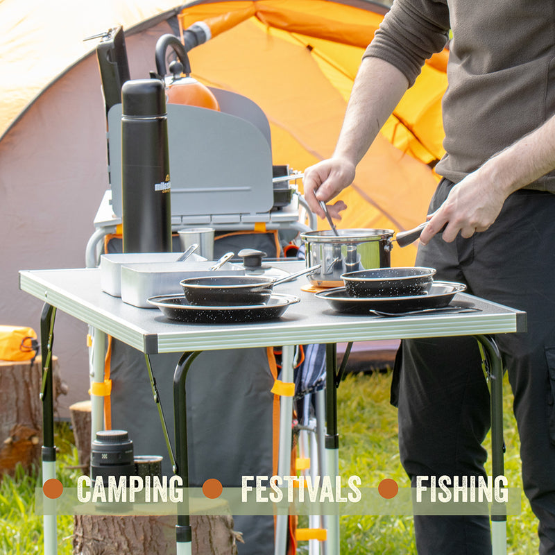 Load image into Gallery viewer, Folding Aluminium Camping Table
