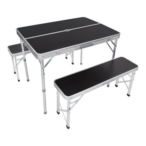 Portable Camping Table and Bench Set