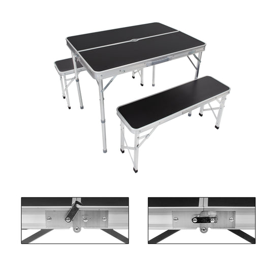 Portable Camping Table and Bench Set