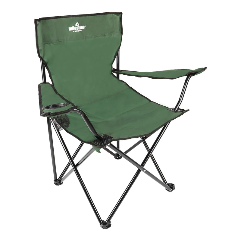 Load image into Gallery viewer, Folding Chair With Cup Holder - Green
