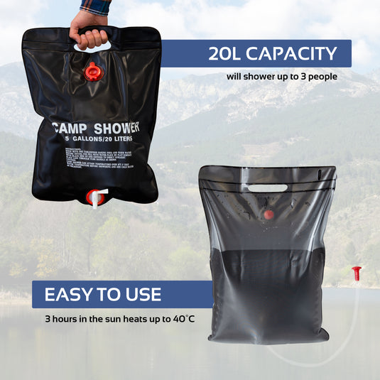 20 Litre Solar Camping Shower