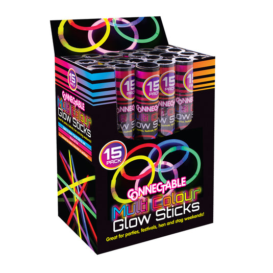 15 Connectable Glow Sticks