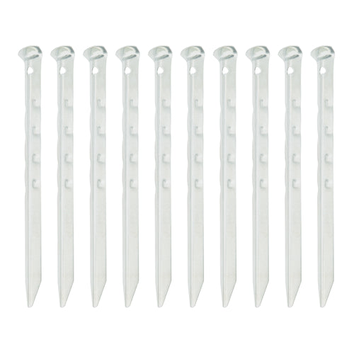 10 Heavy Duty Iron Tent Pegs