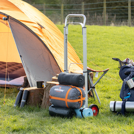 camping trolley Heavy Duty Aluminium Trolley – Milestone Camping