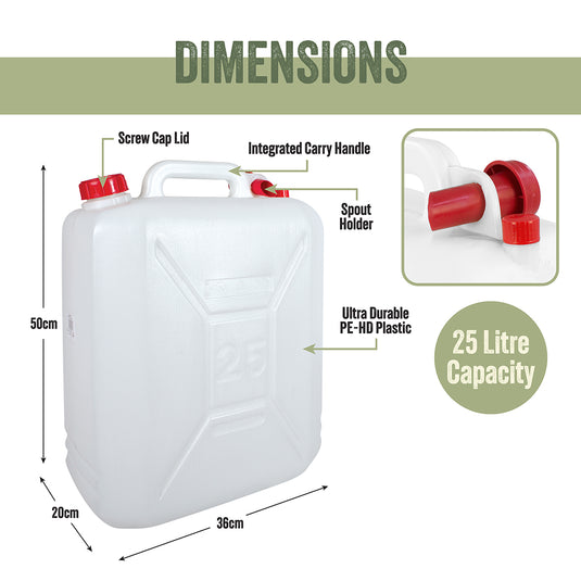 25L Portable Water Carrier