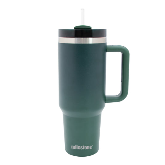 40oz Tumbler with Straw - Evergreen