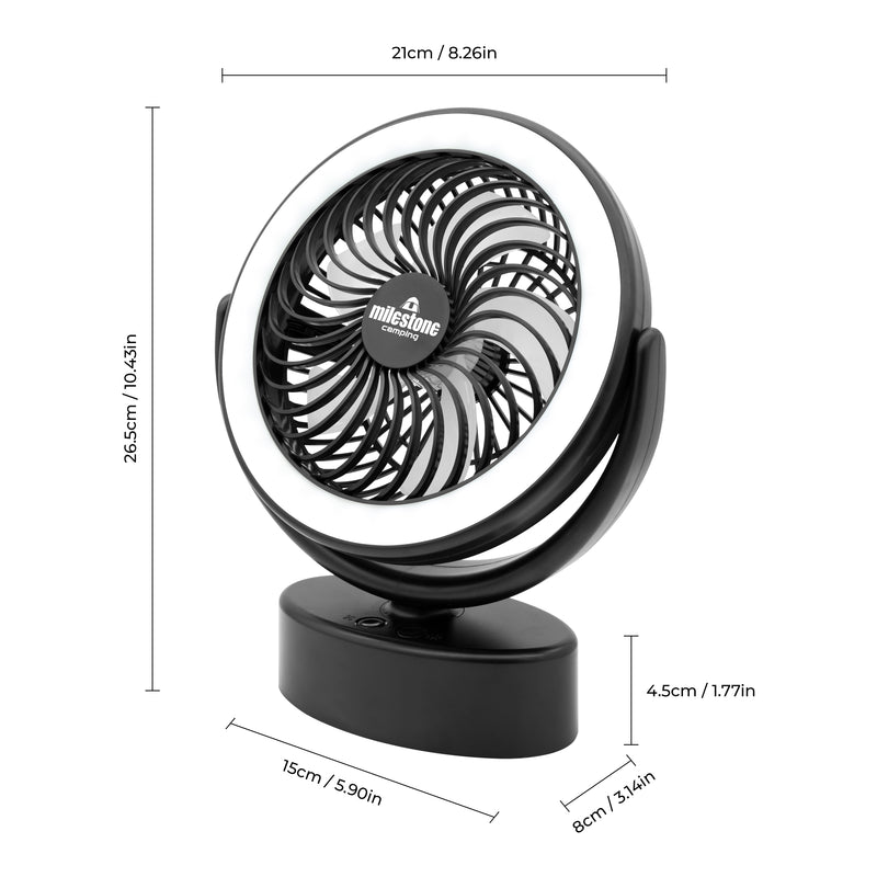 Load image into Gallery viewer, 2 in 1 LED Light and Fan
