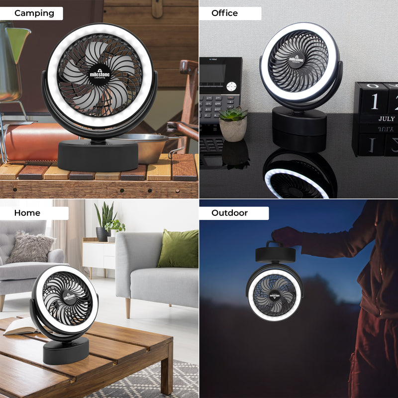 Load image into Gallery viewer, 2 in 1 LED Light and Fan
