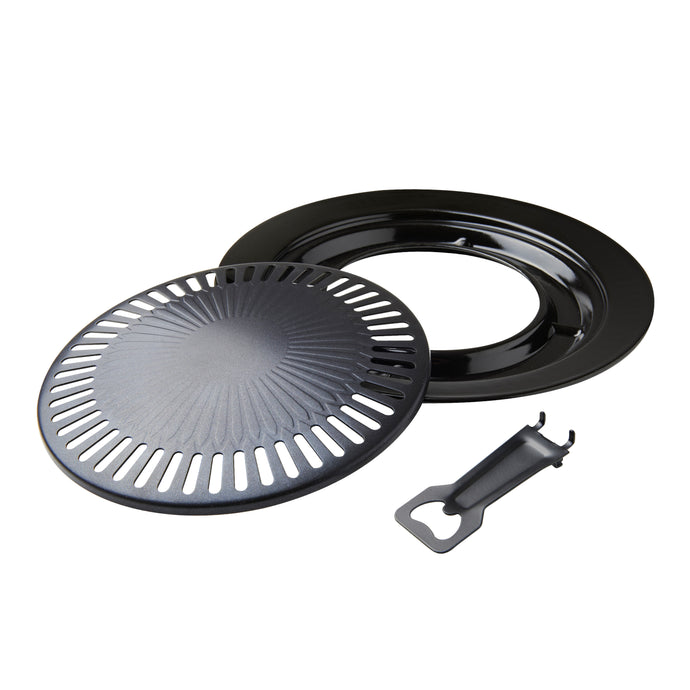 Non Stick Grill Plate with Drip Pan