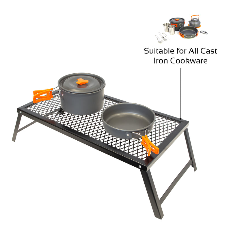 Load image into Gallery viewer, Heavy Duty Folding Camping Grill
