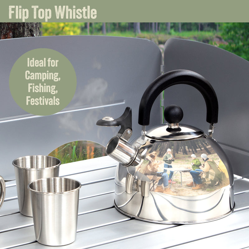 Load image into Gallery viewer, 2L Stainless Steel Camping Kettle
