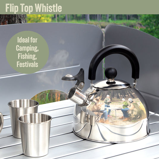 2L Stainless Steel Camping Kettle