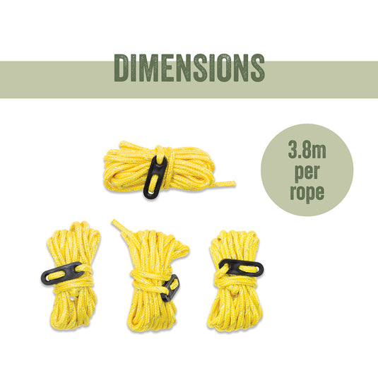 Hi-Vis Guy Ropes – Milestone Camping