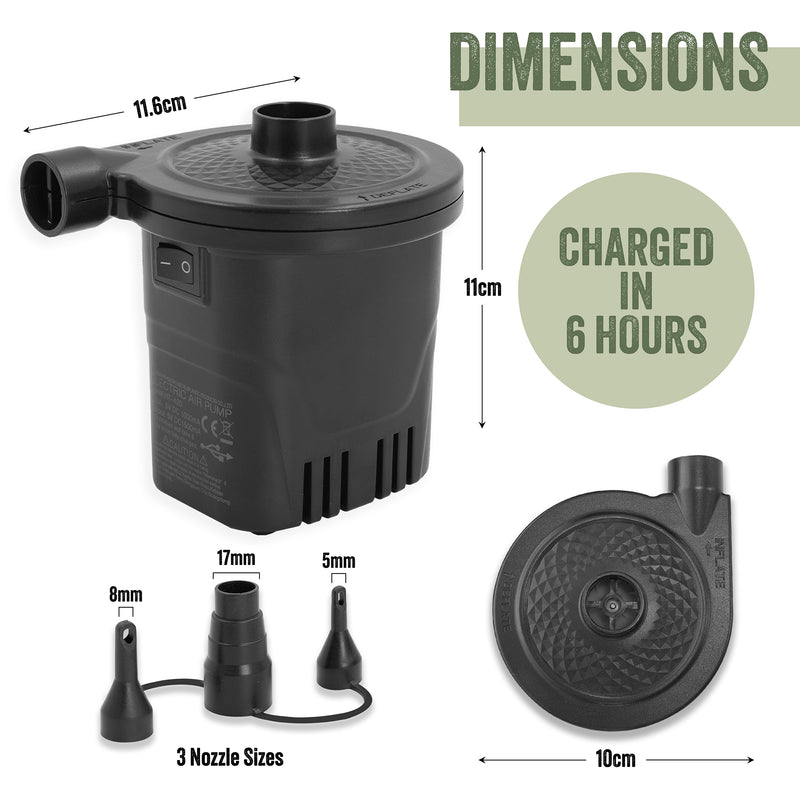 Load image into Gallery viewer, Portable Rechargeable USB Electric Air Pump
