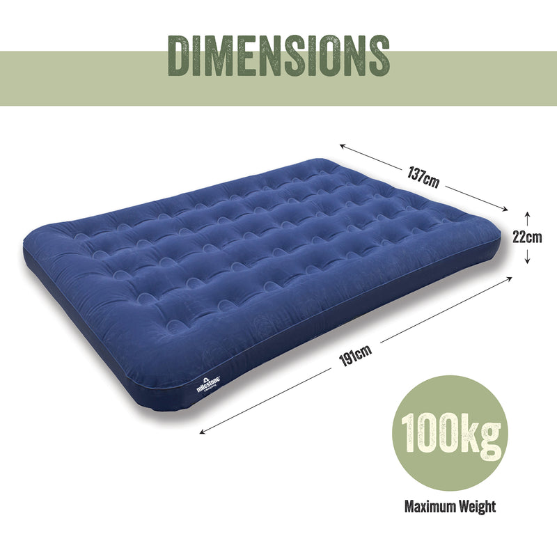 Air bed double size best sale