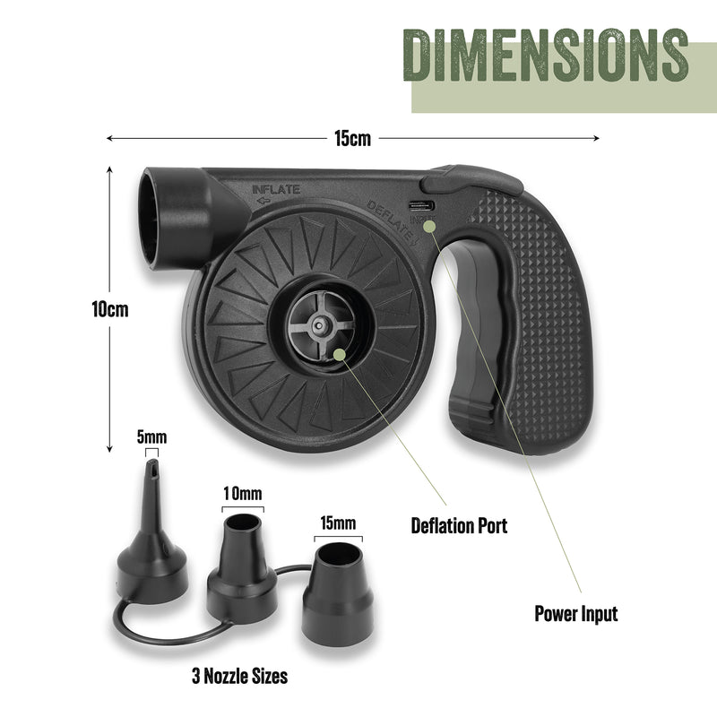 Load image into Gallery viewer, Portable Rechargeable USB Air Pump
