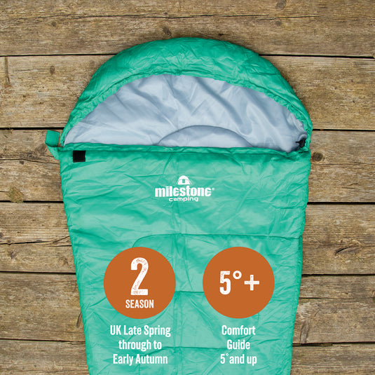 Mummy Sleeping Bag - Green