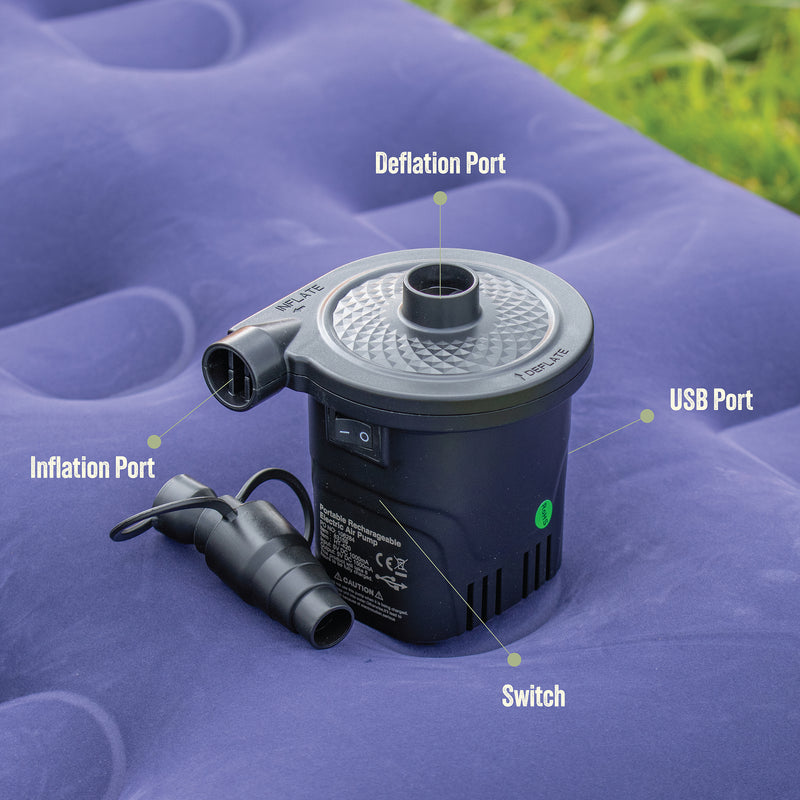 Load image into Gallery viewer, Portable Rechargeable USB Electric Air Pump
