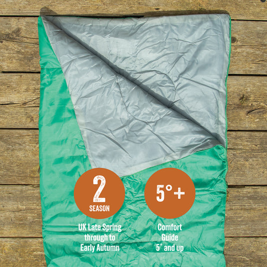 Envelope Sleeping Bag - Green