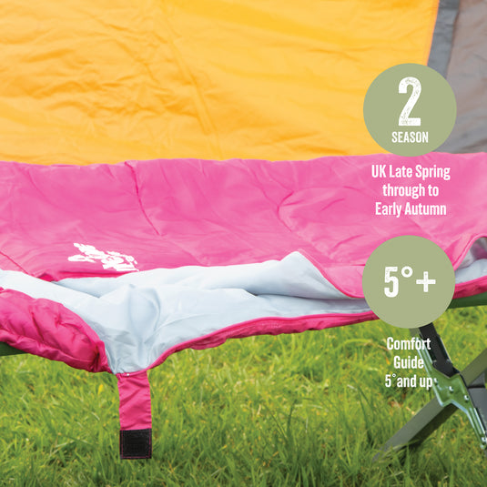 Envelope Sleeping Bag - Pink