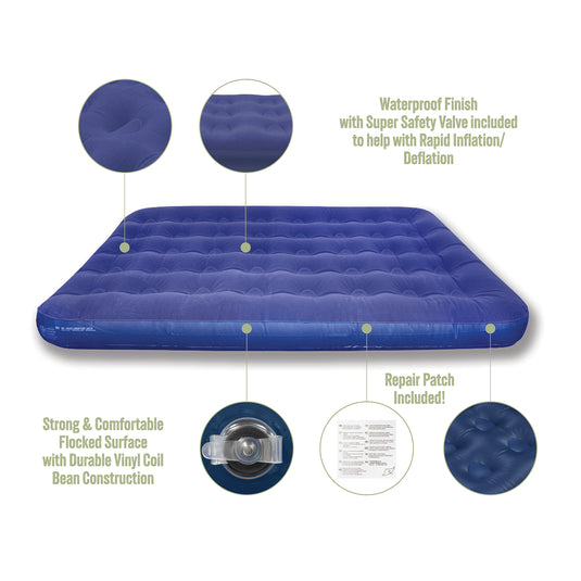 Double Flocked Airbed