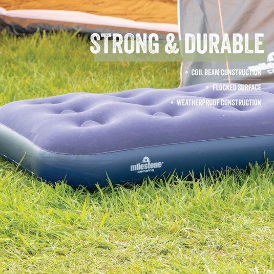 Single Flocked Airbed