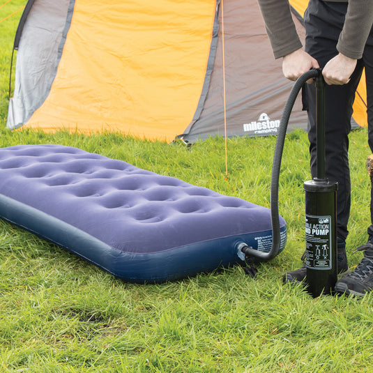 Halfords single flocked airbed best sale