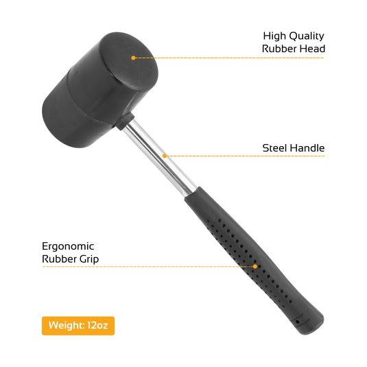 12oz Rubber Mallet