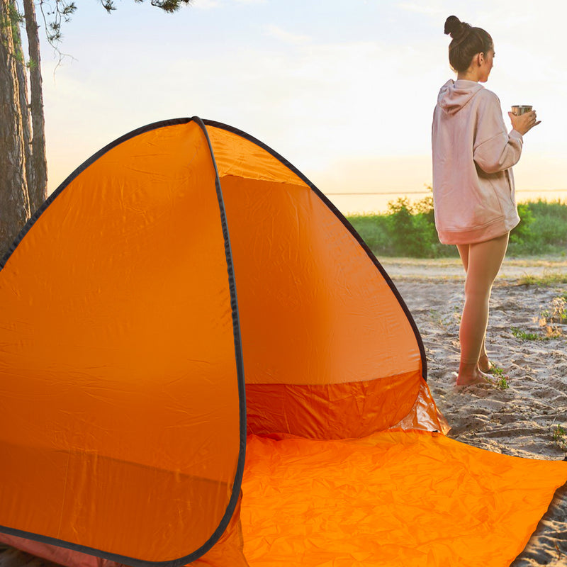 Load image into Gallery viewer, Pop Up Beach Shelter with Ground Sheet
